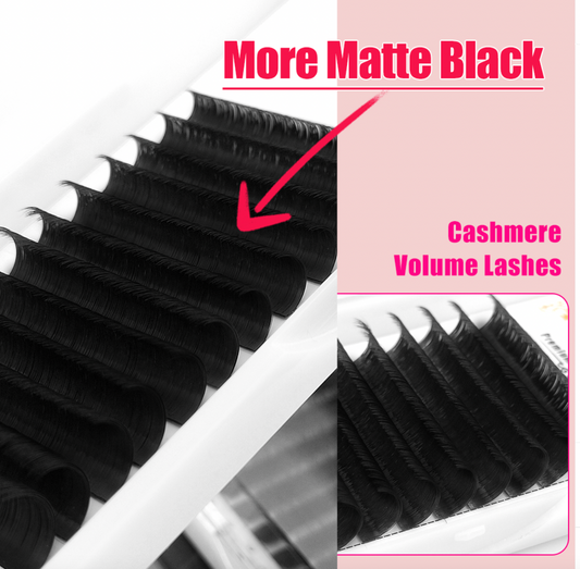 Russian Volume Eyelash Extensions Cashmere Mink Lash Trays Regular Volume Lash Extensions